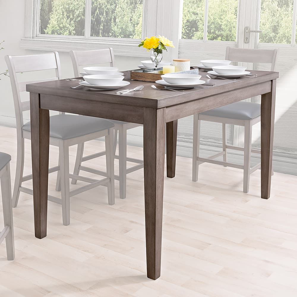 Angle View: CorLiving - New York Counter Height Table - Washed Grey