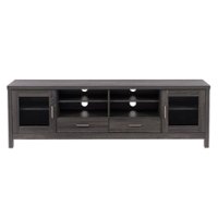 CorLiving - Hollywood TV Cabinet, for TVs up to 85" - Dark Gray - Front_Zoom