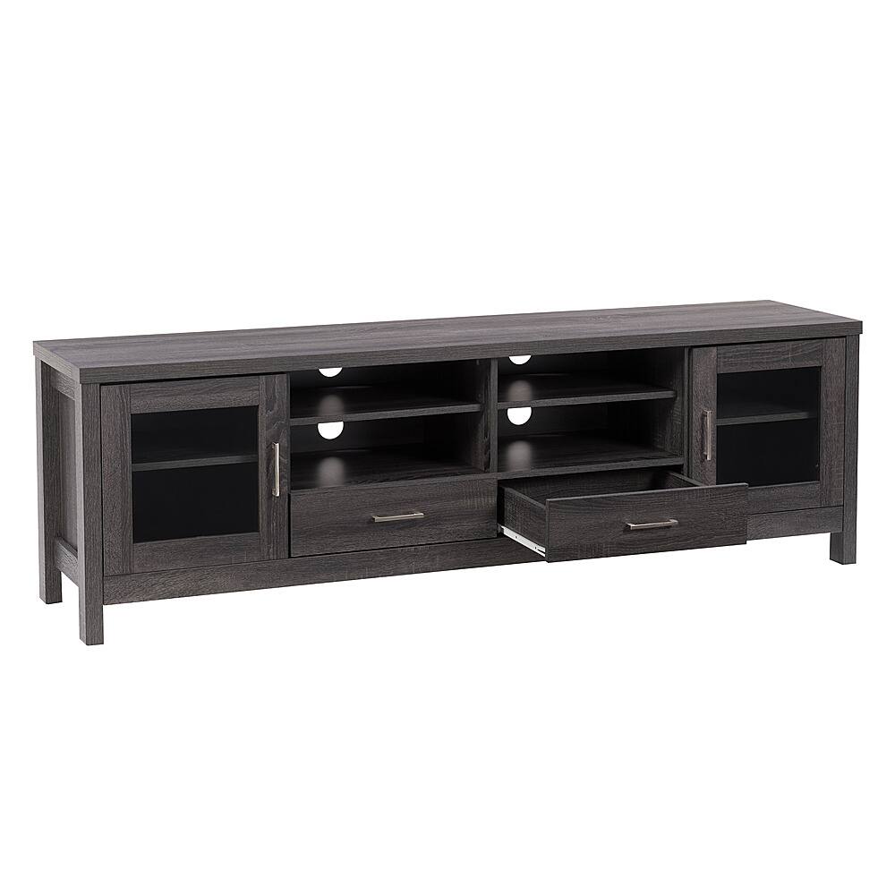 Alt View 24. CorLiving - Hollywood TV Cabinet, for TVs up to 85" - Dark Gray.