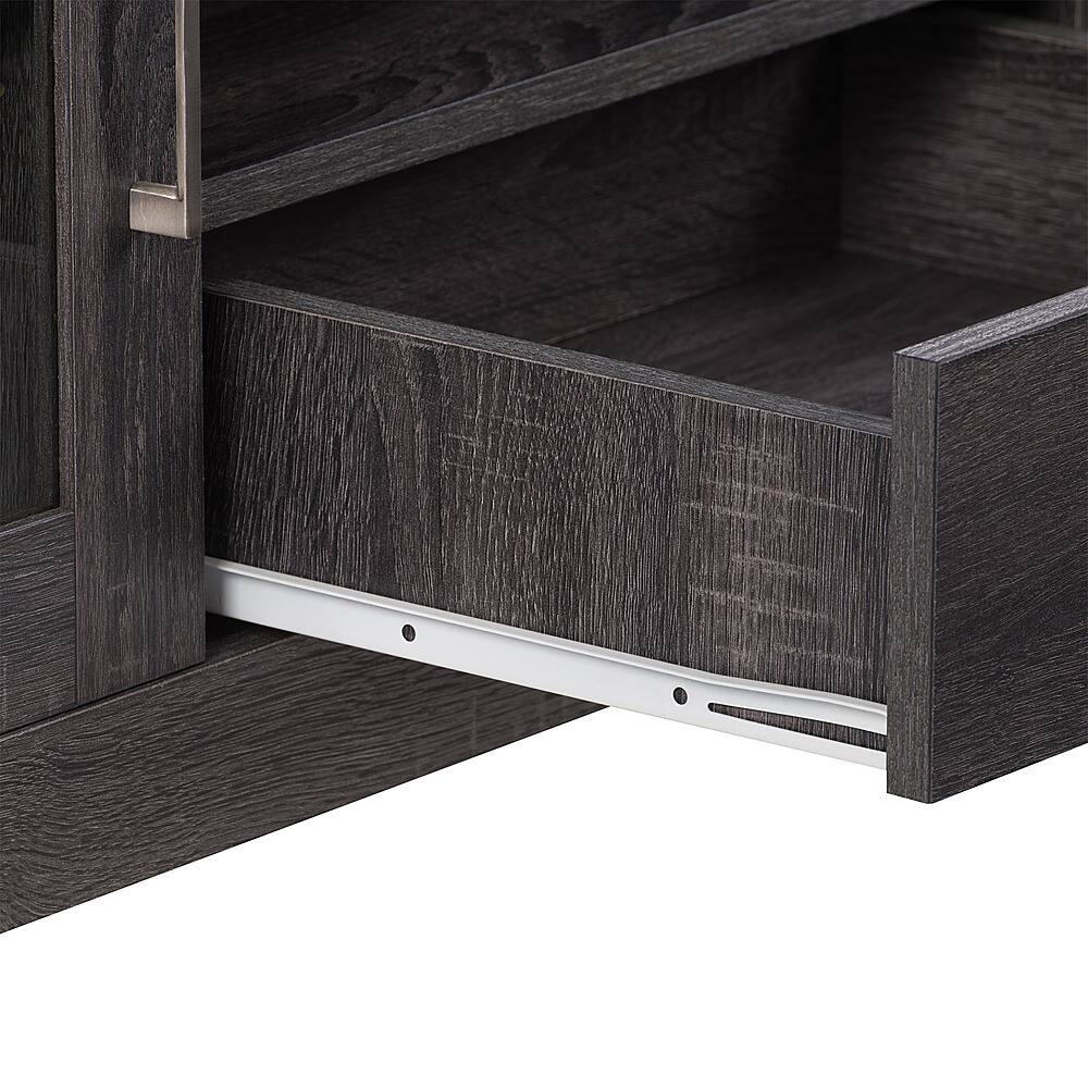 Alt View 32. CorLiving - Hollywood TV Cabinet, for TVs up to 85" - Dark Gray.