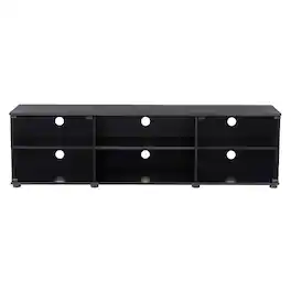 CorLiving - Fiji TV Bench, For TVs up to 85" - Ravenwood Black