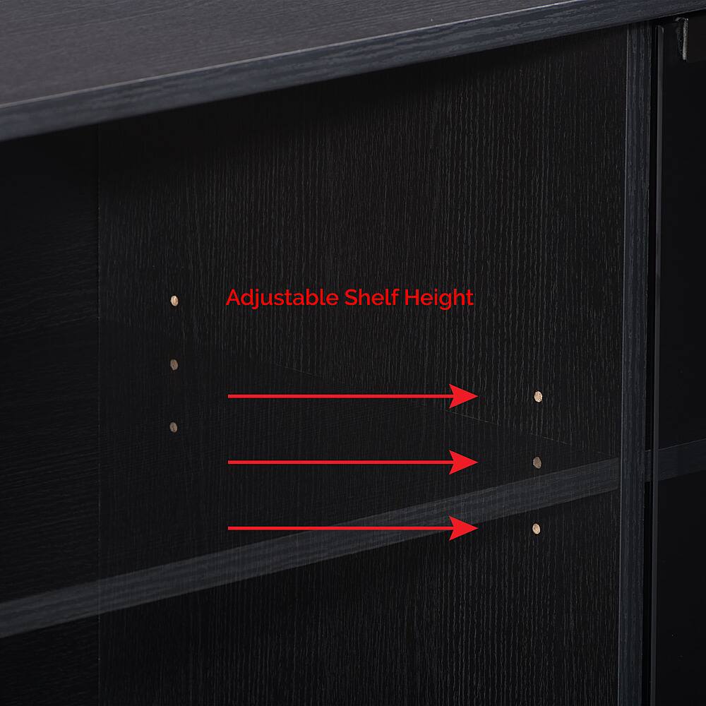 Alt View 32. CorLiving - Fiji TV Bench, For TVs up to 85" - Ravenwood Black.