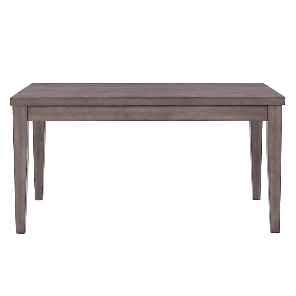 Left View: CorLiving - New York Classic Dining Table - Washed Grey