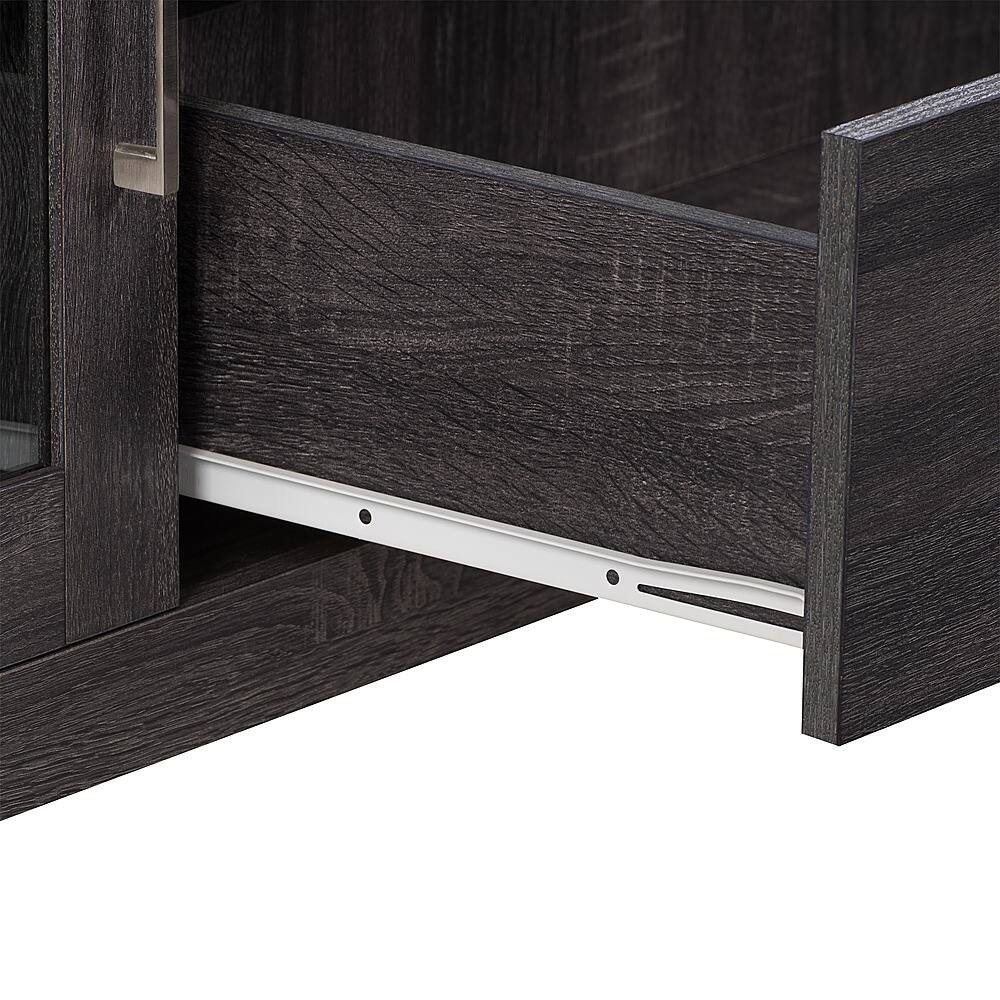 Alt View 32. CorLiving - Hollywood TV Cabinet with Drawers, for TVs up to 85" - Dark Gray.