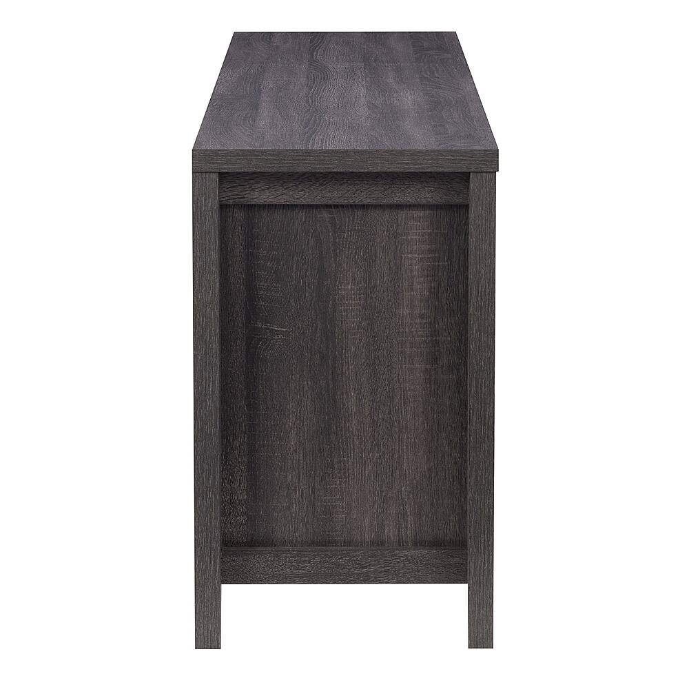 Left. CorLiving - Hollywood TV Cabinet with Drawers, for TVs up to 85" - Dark Gray.