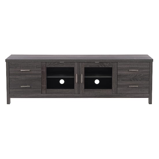 CorLiving Hollywood TV Cabinet with Doors for TVs up to 85