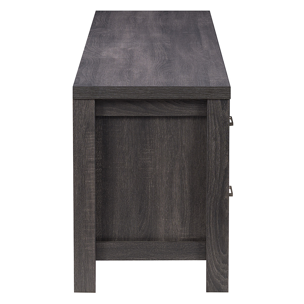 Hollywood Dark Gray TV Cabinet with Doors, for TVs up to 85 in.