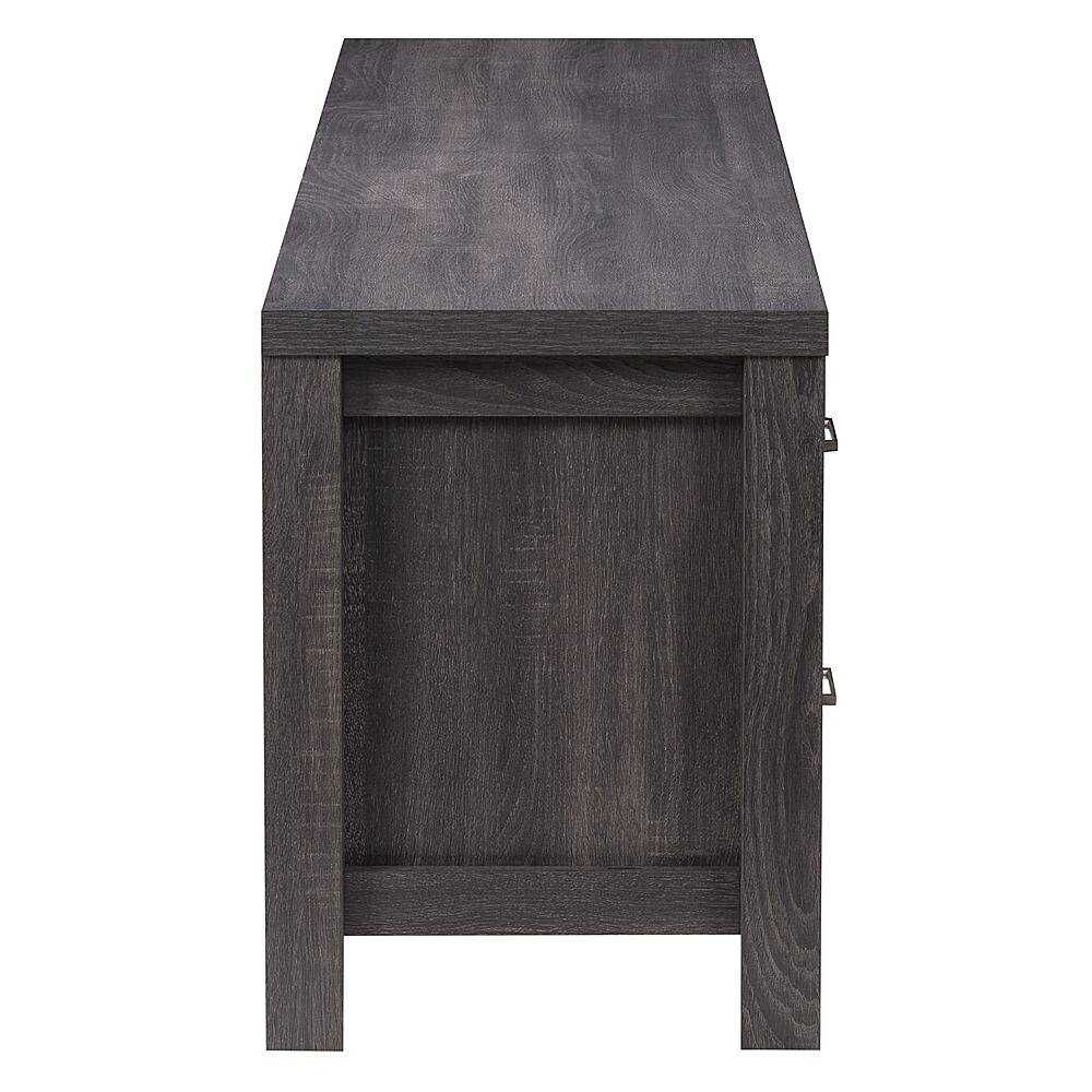 Left. CorLiving - Hollywood TV Cabinet with Doors, for TVs up to 85" - Dark Gray.