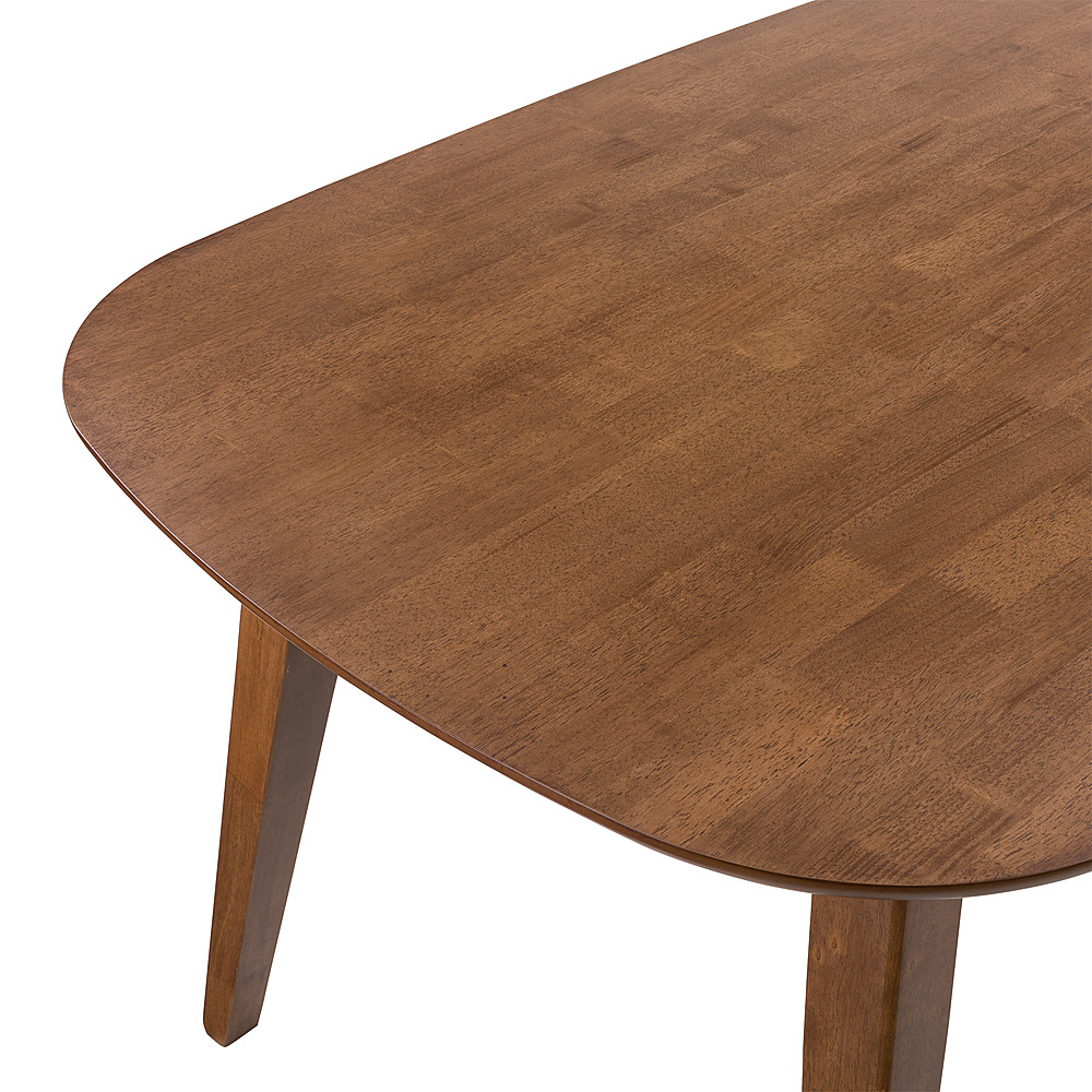 Left View: CorLiving - Tiffany Stained Wood Dining Table - Hazelnut