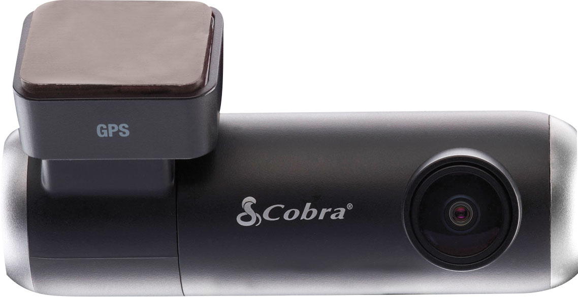 Caméra de tableau de bord à affichage simple SC 100 de Cobra, noir