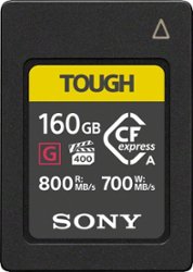 Sony - CEAG160T 160GB CFexpress Type A Memory Card - Front_Zoom