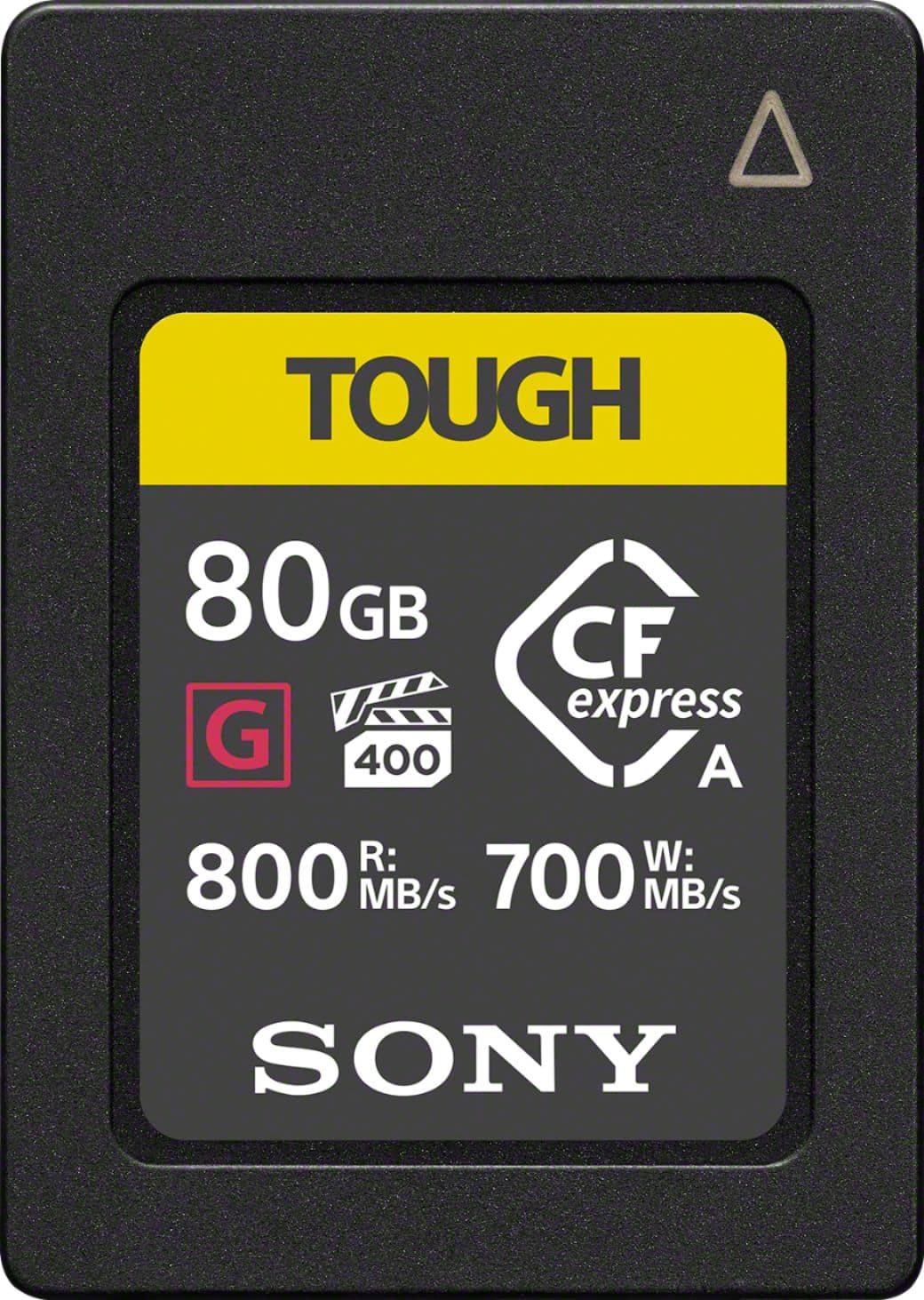 Sony - CEAG80T 80GB CFexpress Type A Memory Card - Front_Zoom