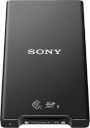 Sony - CFexpress Type A SD Card Reader - Black - Front_Zoom