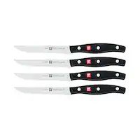 ZWILLING - Henckels TWIN Signature 4-pc Steak Knife Set - Stainless Steel - Angle_Zoom