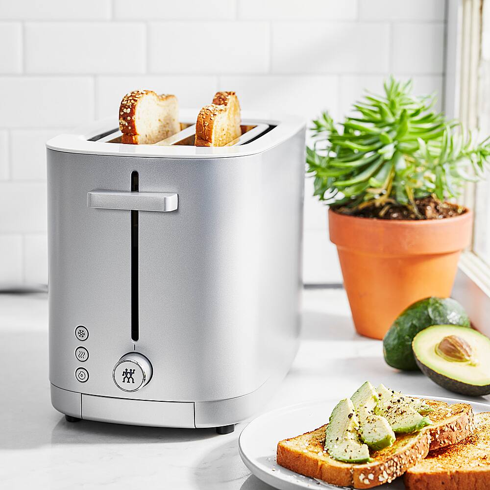 Alt View 11. ZWILLING - Enfinigy 2-slot Toaster - Gray.