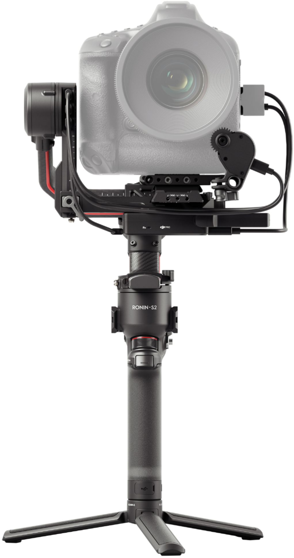 Angle View: DJI - RS 3 Pro 3-Axis Gimbal Stabilizer - Black
