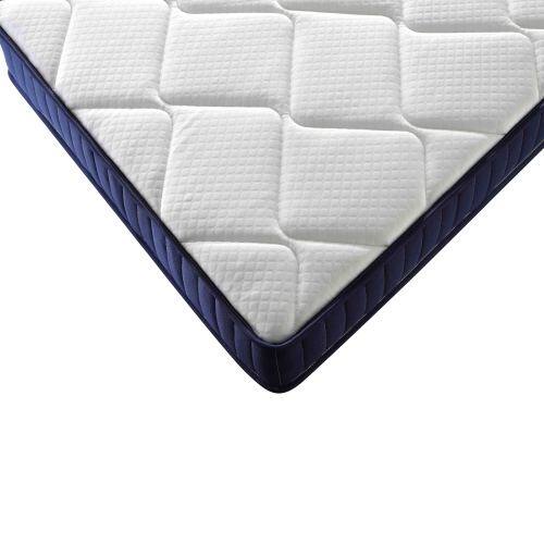 Alt View 2. GOODSILO - 6 Inch Hybrid Twin Mattress with Foam and Pocket Springs for Guest Rooms and Kids Bedrooms - White+Blue.