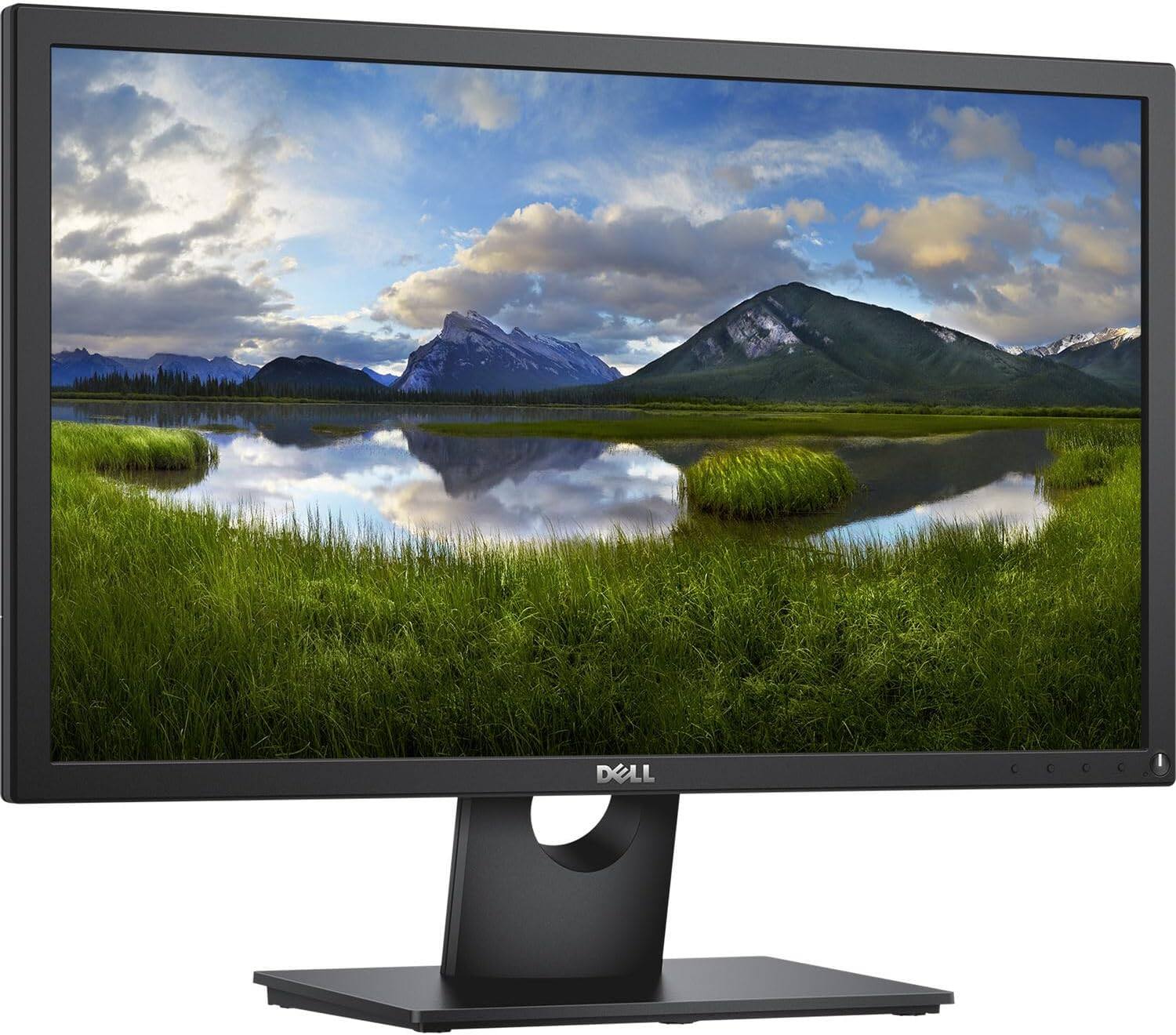 Angle. Dell - Dell E2318H 23" FHD IPS Monitor with 5ms Response Time, Anti-Glare, Flicker Free, VESA Mount, VGA & DKZ Hub, Black 2Pack - Black.