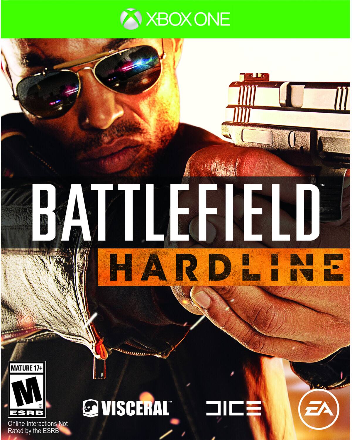 XBOX ONE BATTLEFIELD HARDLINE MATURE 17+ M ESRB Online Interactions Not Rated by the ESRB VISCERAL DICE EA
