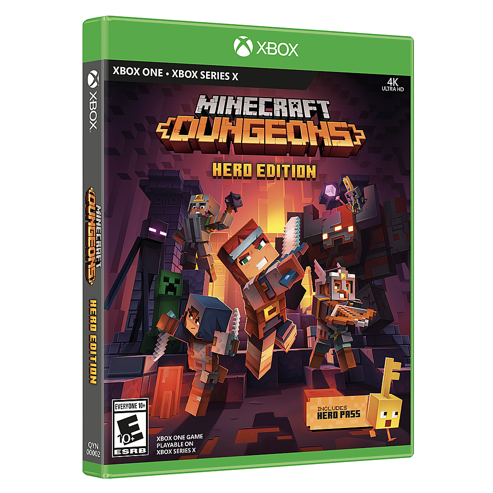 Minecraft Dungeons Hero Edition Xbox One Qyn 00002 Best Buy - how much exp dungeons give roblox dungeo nquest