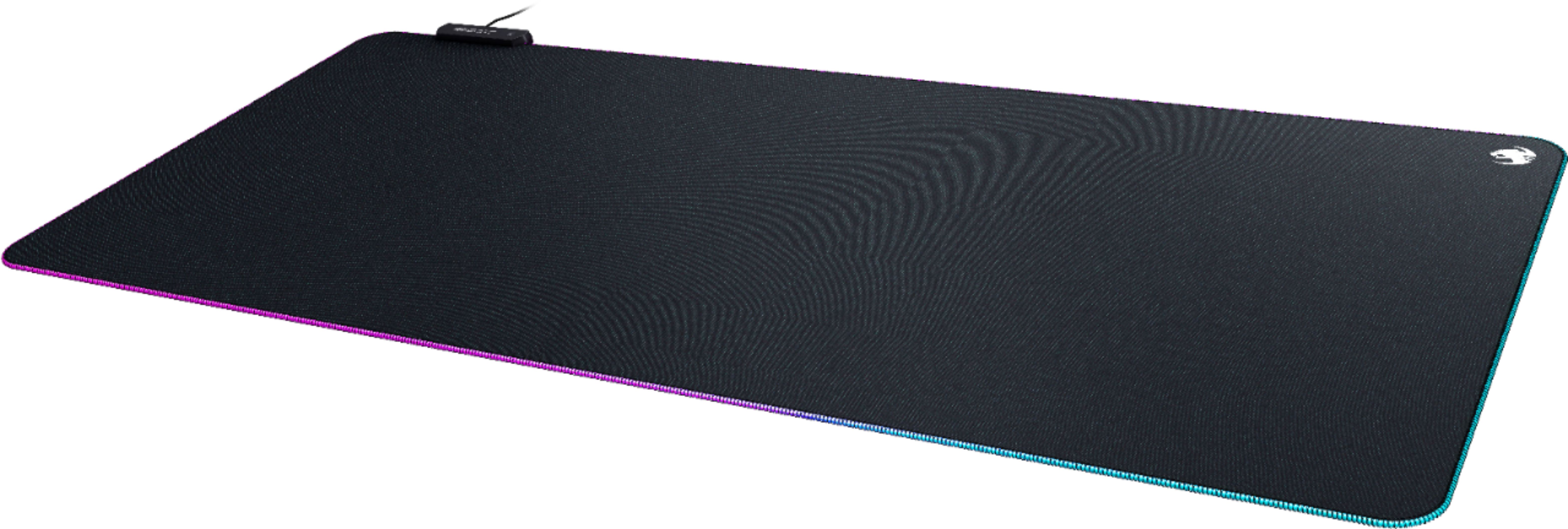 ROCCAT Sense AIMO XXL Ultra-Wide PC Gaming Mousepad, RGB Illumination, High  Precision, Non Slip Back, Extended Keyboard Desktop Mouse Pad with Stitched  Edges, Smooth, Black 