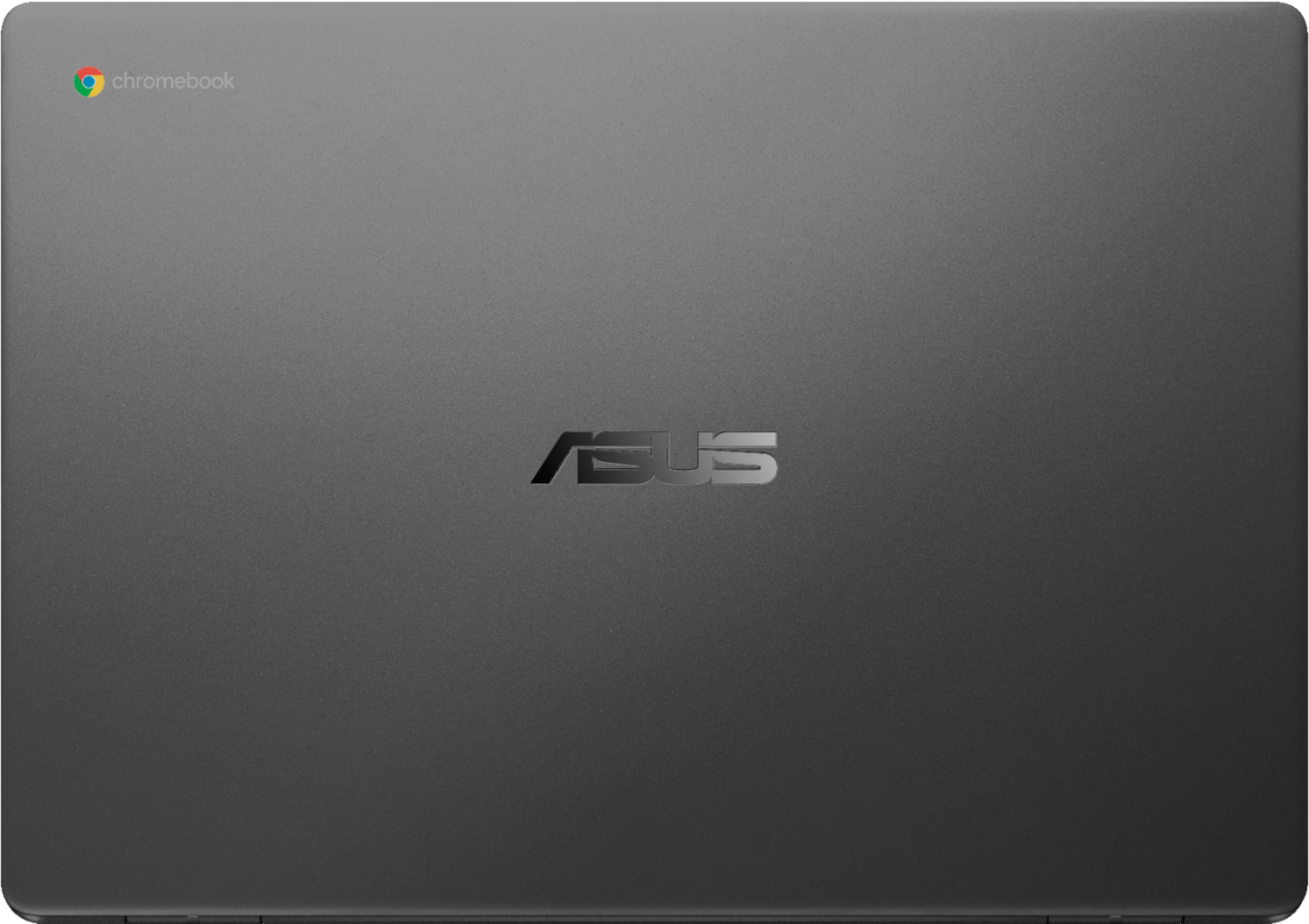 Alt View 7. ASUS - 14.0" Chromebook - Intel Celeron N3350 - 4GB Memory - 32GB eMMC.