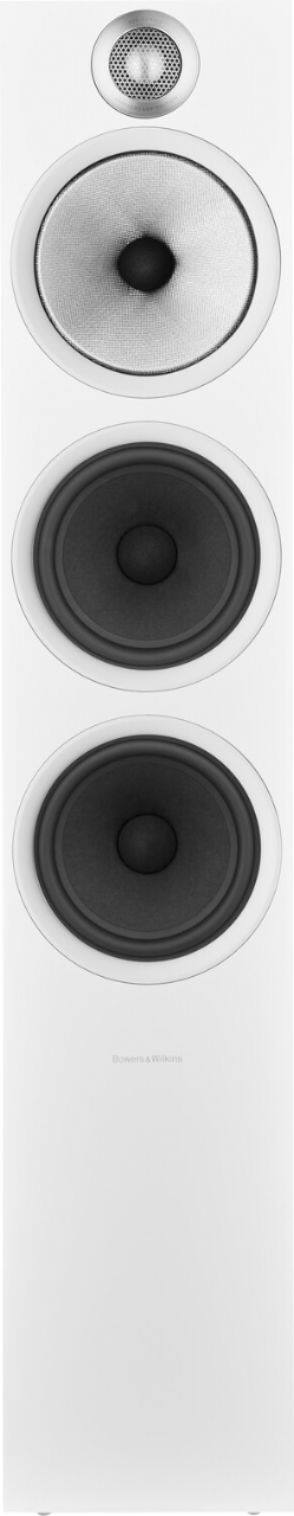 Angle. Bowers & Wilkins - 600 Series Anniversary Edition 3-way Floorstanding Speaker (each) - White.