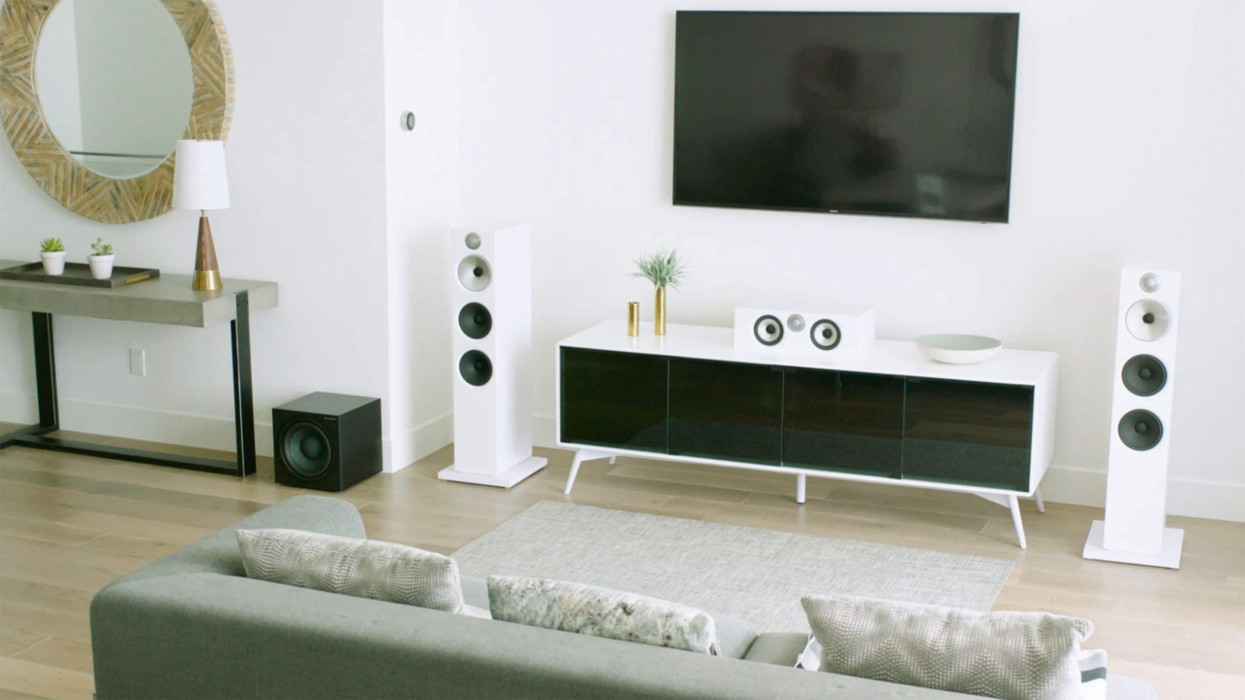 Alt View 14. Bowers & Wilkins - 600 Series Anniversary Edition 3-way Floorstanding Speaker (each) - White.