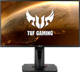 ASUS - Geek Squad Certified Refurbished TUF Gaming 25" FHD IPS 280Hz 1ms Gaming Monitor with HDR (DisplayPort, HDMI) - Black
