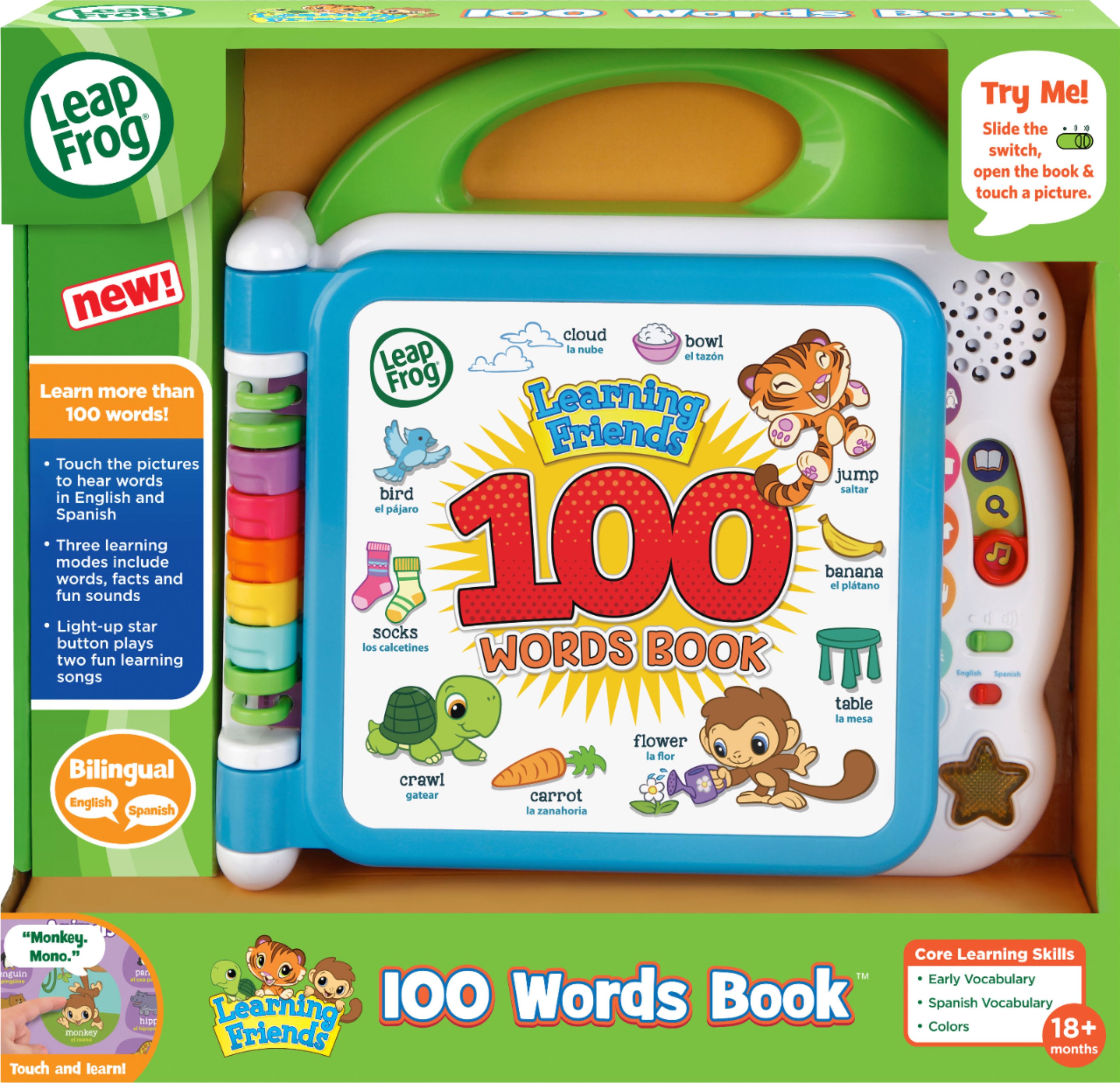 Leapfrog Learning Friends 100 Words Bilingual Electronic Book 