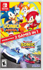 Front. SEGA - Sonic Mania + Team Sonic Racing.
