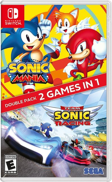 Front. SEGA - Sonic Mania + Team Sonic Racing.