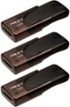 Alt View 13. PNY - 32GB Attaché 4 Type A USB 2.0 Flash Drive 3-Pack - Black.