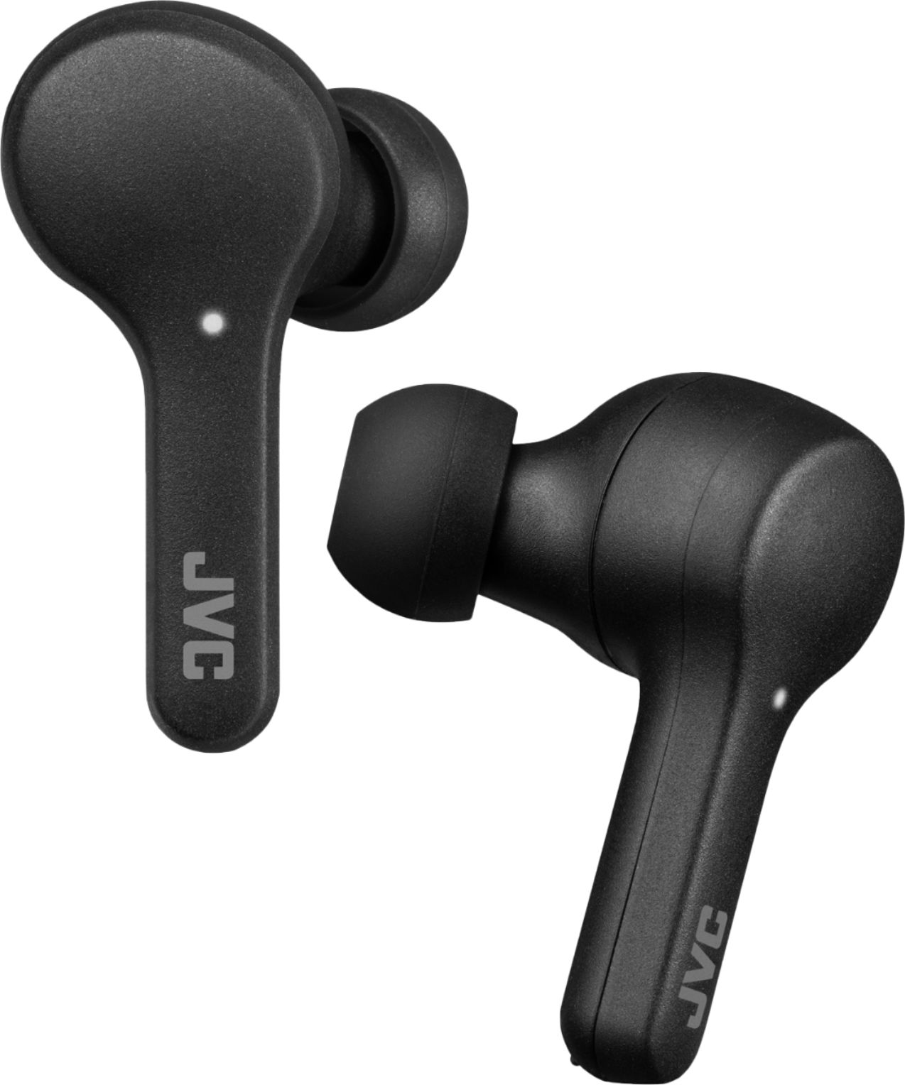 Angle View: JVC - Gumy True Wireless Headphones - Black