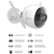 Alt View Zoom 11. EZVIZ - C3X 1080p Outdoor Wi-Fi Bullet Camera with Color Night Vision & Built-In AI. - White.