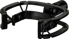 Front. Elgato - Wave Shock Mount for Elgato Wave Microphones - Black.