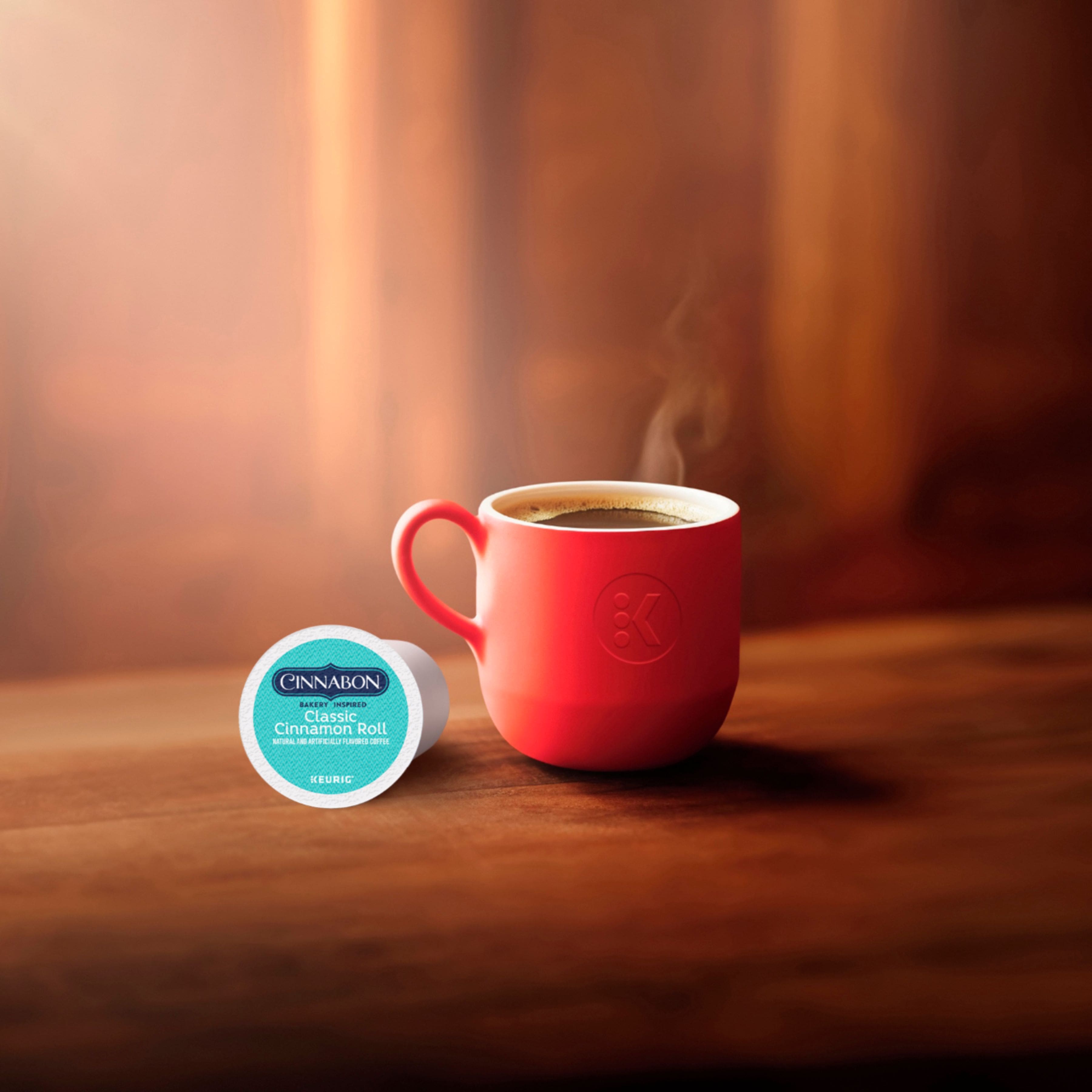 Alt View 13. Cinnabon - Classic Cinnamon Roll Keurig Single-Serve K-Cup Pods, Light Roast Coffee, 24 Count.