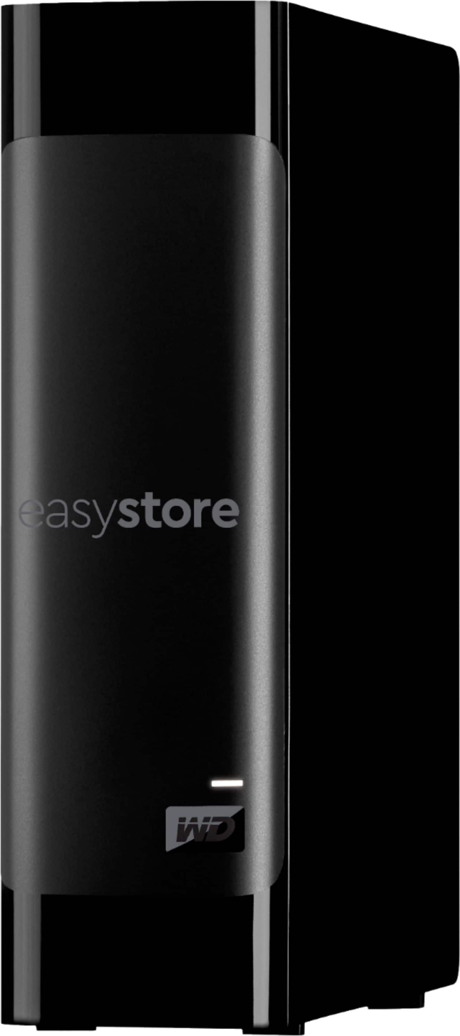 Alt View 1. WD - easystore 14TB External USB 3.0 Hard Drive - Black.