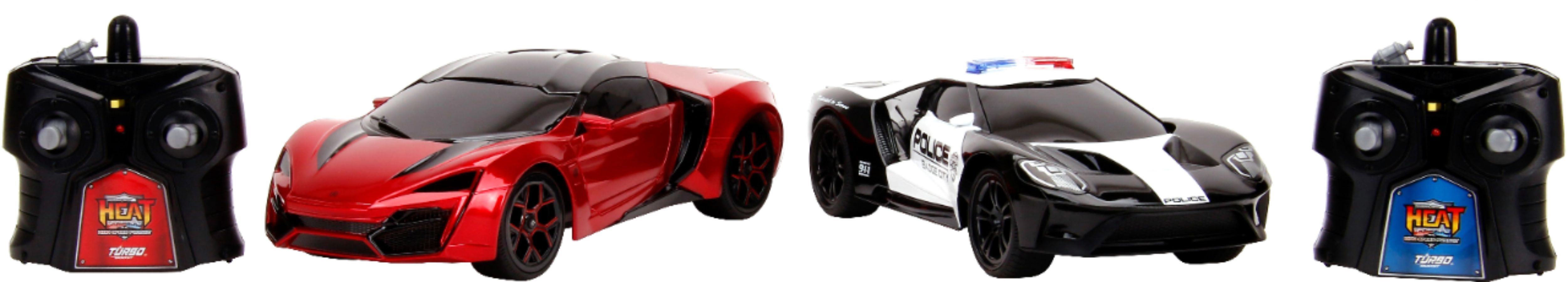 Jada - HyperChargers Heat Chase Twin Pack R/C - 2017 Ford GT & Lykan Hypersport