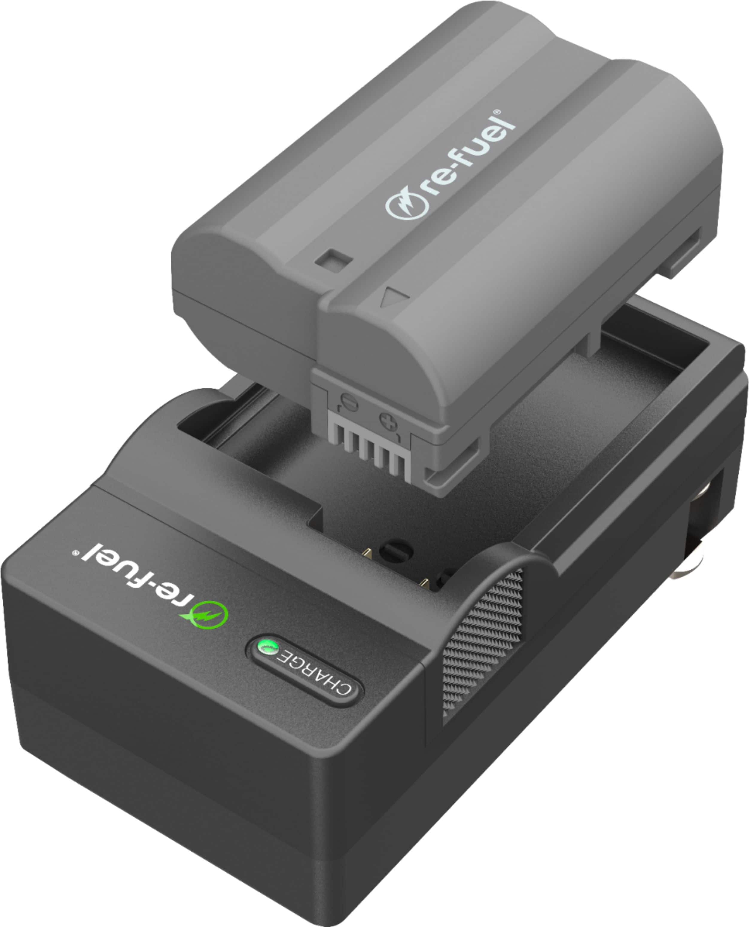 Alt View 12. Digipower - EN-EL15 digital camera battery & charger kit, replacement for Nikon EN-EL15 battery pack - Black.