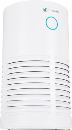 GermGuardian - 15-inch Air Purifier with 360-Degree True HEPA Pure  Filter and UV-C Light for 150 Sq. Ft Rooms - White_1