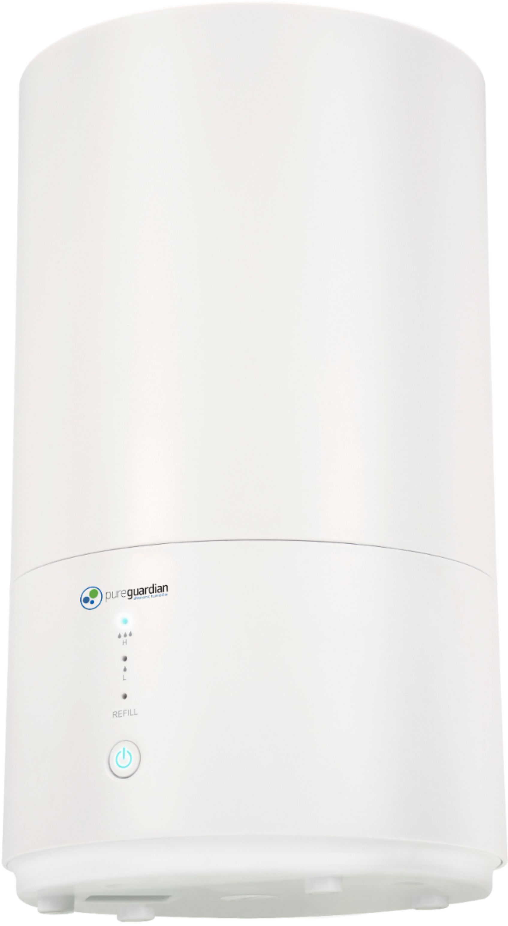 Angle View: PureGuardian - H950AR Ultrasonic Cool Mist Top Fill Humidifier with Aromatherapy, .80-Gallon - White