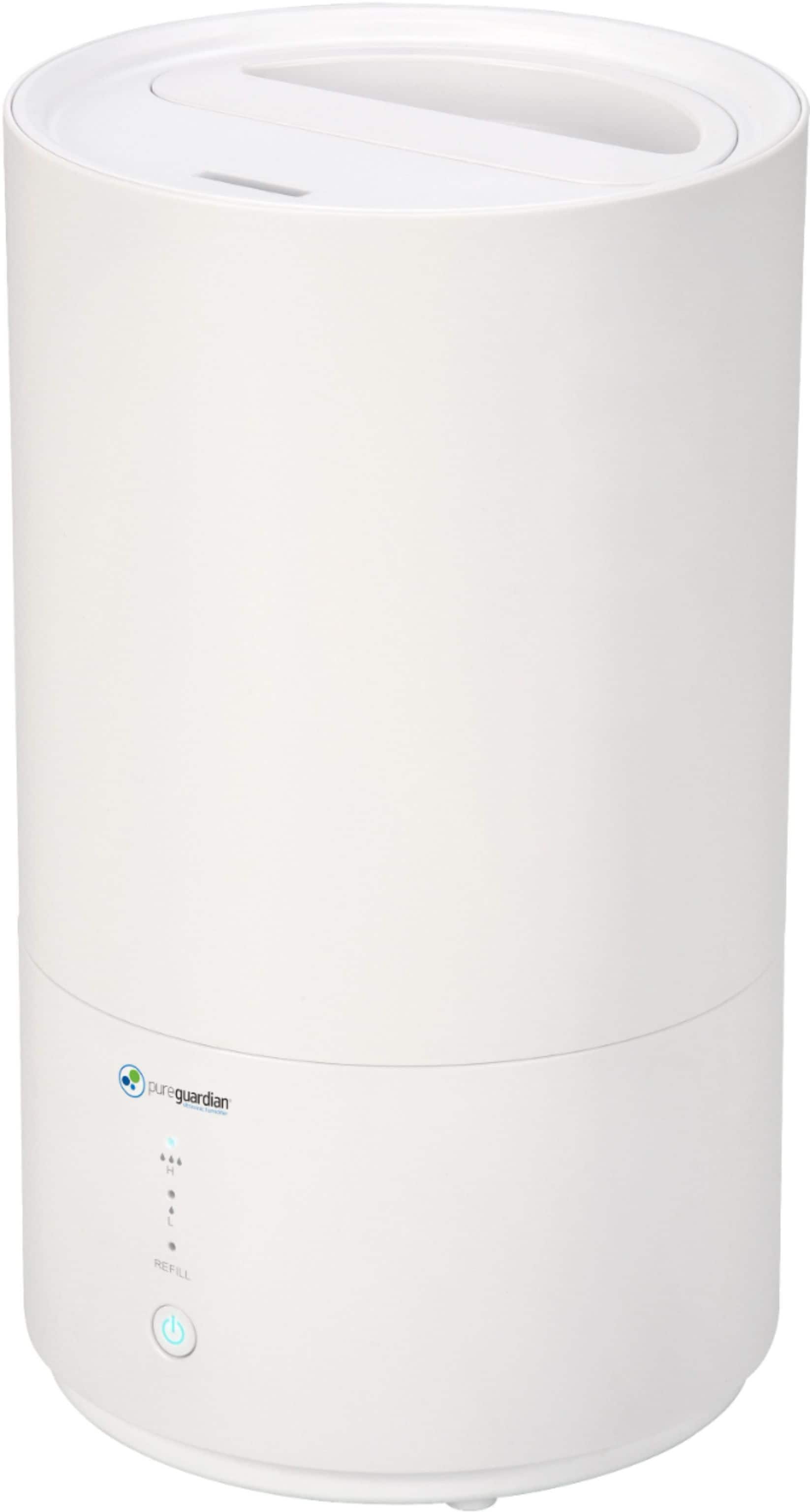Alt View 17. PureGuardian - H950AR Ultrasonic Cool Mist Top Fill Humidifier with Aromatherapy, .80-Gallon - White.