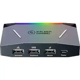 IOGEAR - KeyMander 2 Full-size Wired Keyboard/Mouse Adapter Plus Controller Crossover