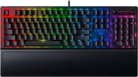 Front Zoom. Razer - Blackwidow V3 Full Size Wired Mechanical Green Clicky Tactile Switch Gaming Keyboard with Chroma RGB Backlighting - Black.