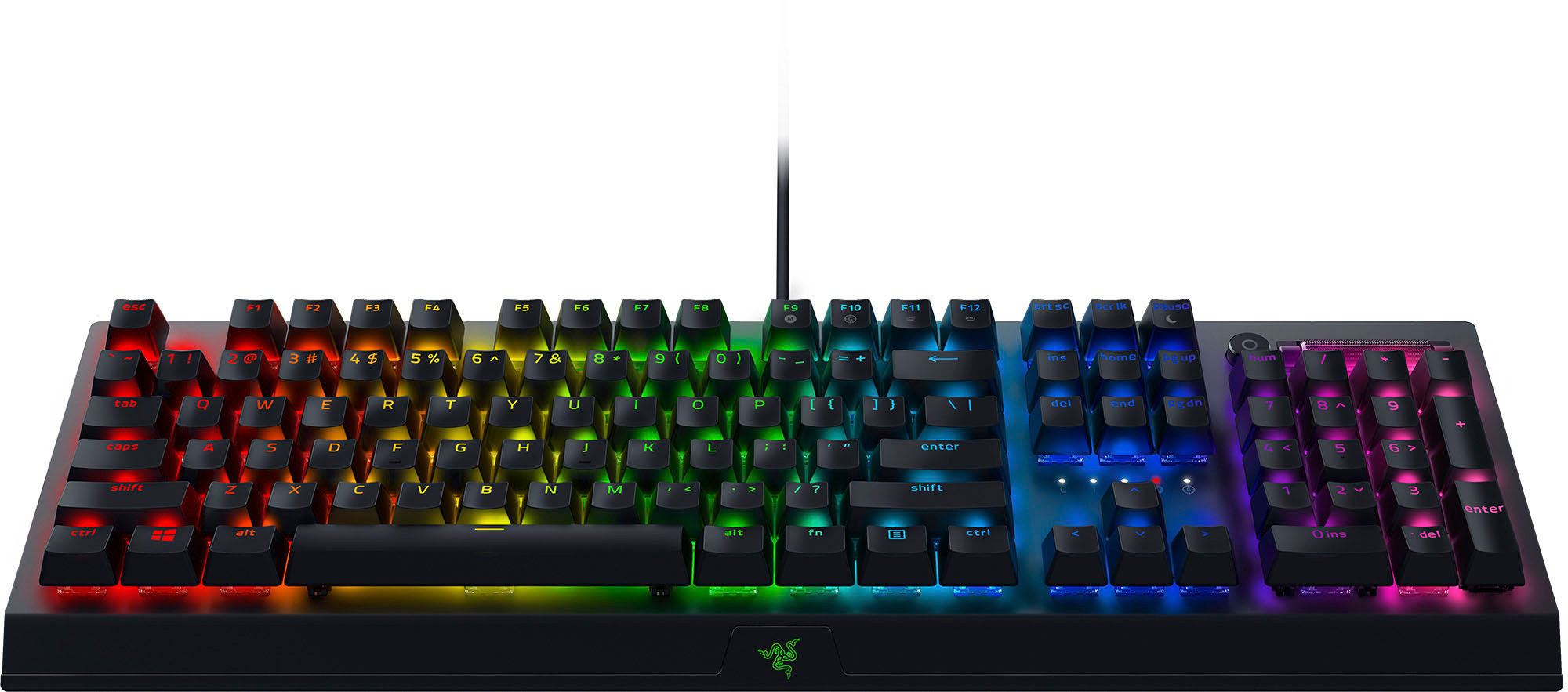 Razer BlackWidow V4 Pro Full Size Wired Mechanical Green Switch Gaming  Keyboard with Chroma RGB Black RZ03-04680200-R3U1 - Best Buy