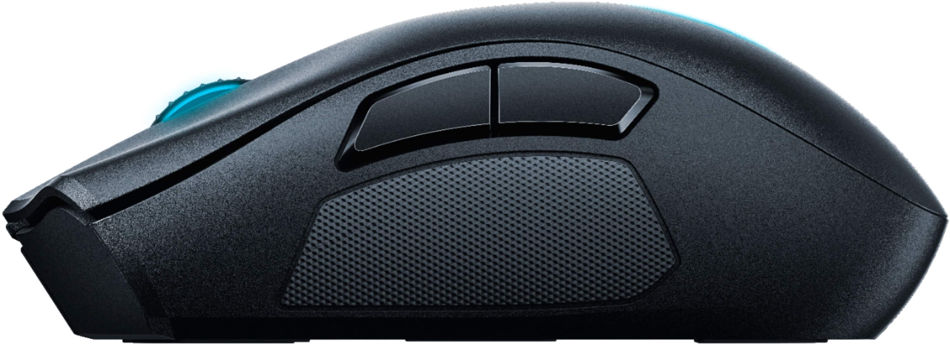 Alt View 14. Razer - Naga Pro Wireless Optical with Interchangeable Side Plates in 2, 6, 12 Button Configurations Gaming Mouse - Black.