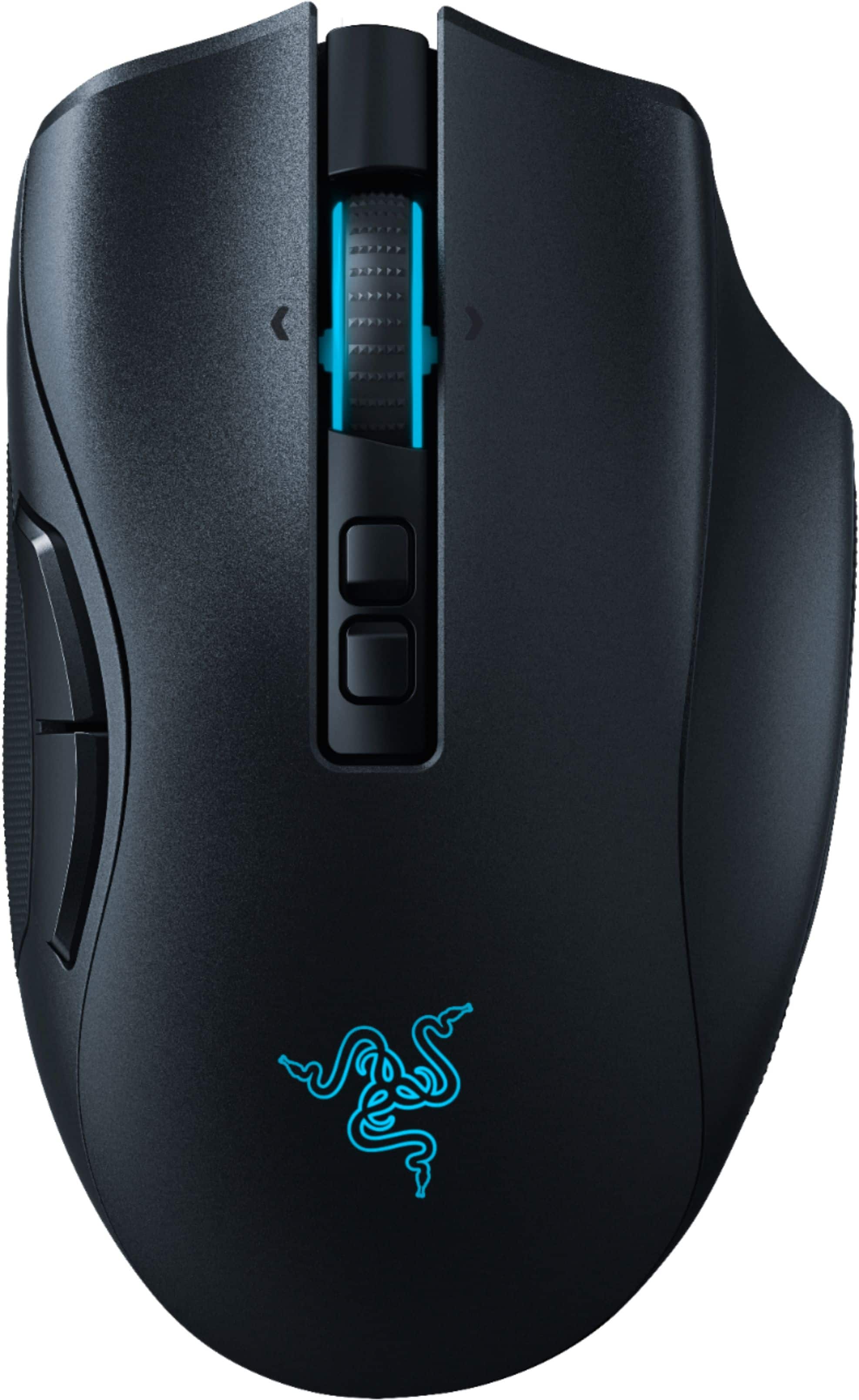 Alt View 17. Razer - Naga Pro Wireless Optical with Interchangeable Side Plates in 2, 6, 12 Button Configurations Gaming Mouse - Black.