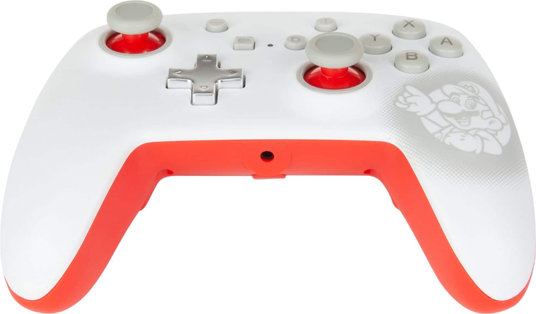 Alt View 14. PowerA - Enhanced Wired Controller for Nintendo Switch - Mario White.