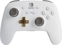 Front Zoom. PowerA - Enhanced Wireless Controller for Nintendo Switch - White.